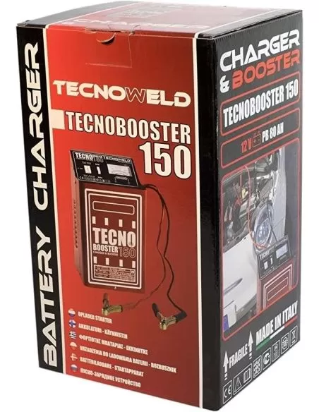 Caricabatteria auto con avviatore 12V 10-270Ah TECNOWELD TECNOBOOSTER 150