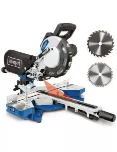 Troncatrice radiale per legno Scheppach hm216 2000w con 2 dischi