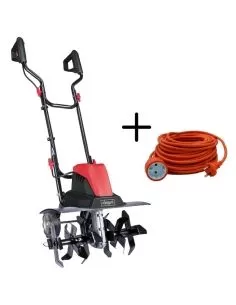 Motozappa zappatrice elettrica 45cm 1,5kw Scheppach mte460 + prolunga 20 mt