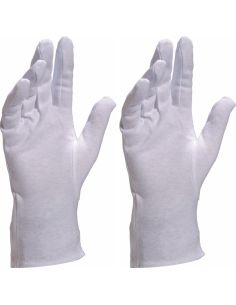 Guanti da lavoro in cotone sbiancato Deltaplus cob40