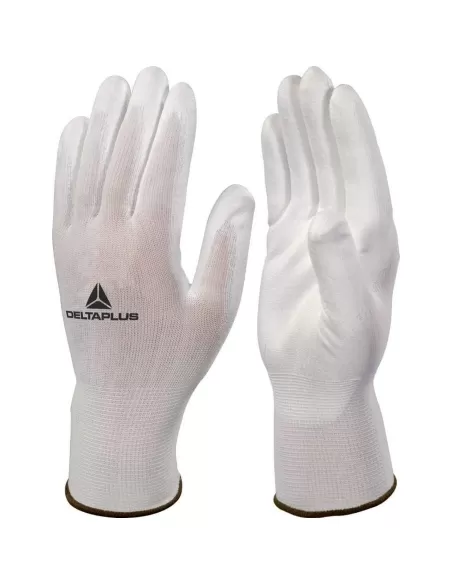 Guanti Deltaplus ve702p spalmati in poliuretano aderenti da lavoro