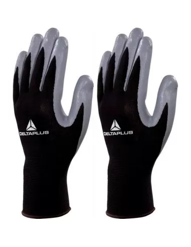 Guanti Deltaplus ve712gr spalmati nitrile aderenti da lavoro