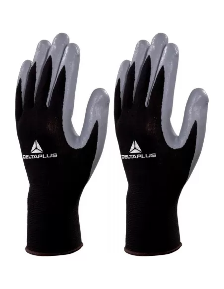 Guanti Deltaplus ve712gr spalmati nitrile aderenti da lavoro