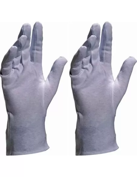 Guanti da lavoro in cotone sbiancato Deltaplus cob40 Guanti da lavoro in cotone sbiancato Deltaplus cob40