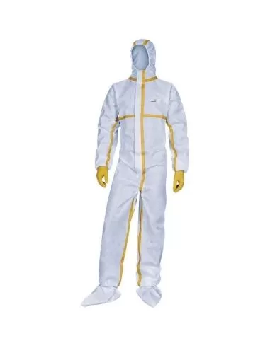 Tuta monouso da lavoro traspirante con cappuccio tipo 5 6 Deltaplus dt216