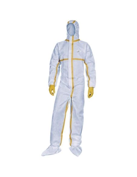 Tuta monouso da lavoro traspirante con cappuccio tipo 5 6 Deltaplus dt216