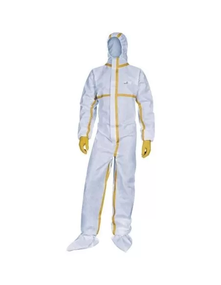 Tuta monouso da lavoro traspirante con cappuccio tipo 5 6 Deltaplus dt216