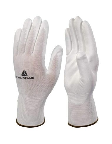 Guanti Deltaplus ve702p spalmati in poliuretano aderenti da lavoro