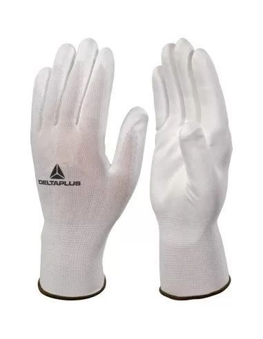 Guanti Deltaplus ve702p spalmati in poliuretano aderenti da lavoro