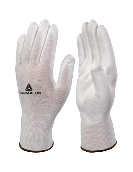 Guanti Deltaplus ve702p spalmati in poliuretano aderenti da lavoro