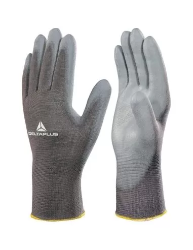Guanti Deltaplus ve702pg spalmati poliuretano aderenti da lavoro