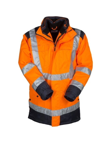 ARANCIO FLUO/BLU NAVY