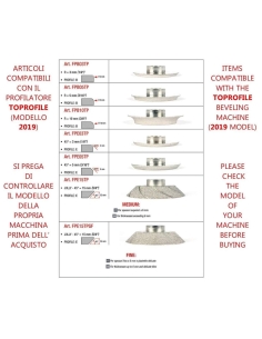 DISCHI FRESE DIAMANTATE MONTOLIT PER PROFILATORE TOPROFILE