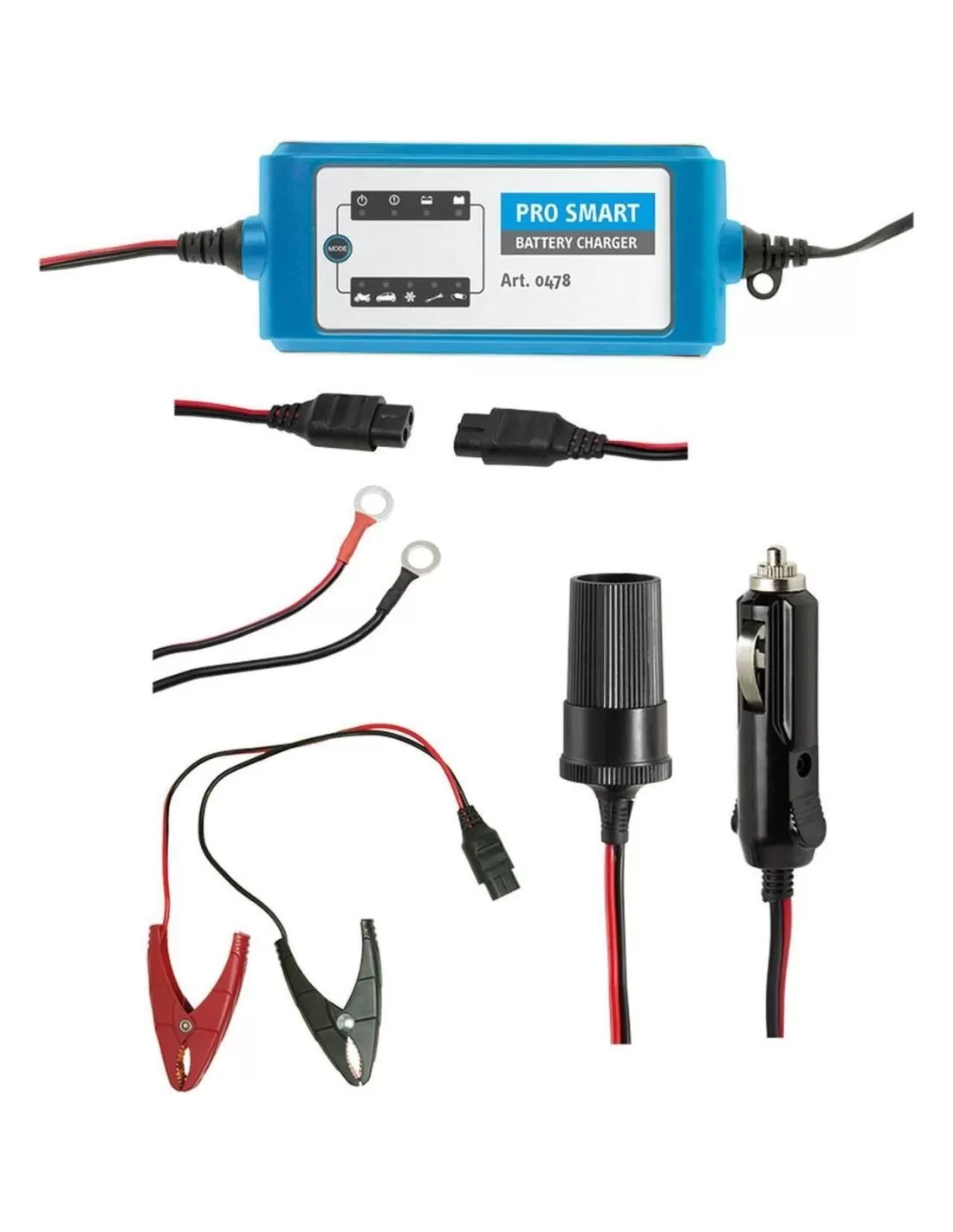 Caricabatteria auto con avviatore 12v 10-270ah Tecnoweld tecnobooster 150