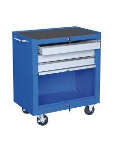 Carrello cassettiera in ferro per banco per tavolo da lavoro a 4 cassetti  con serratura mm.52x64x73h CARRCASS4CF