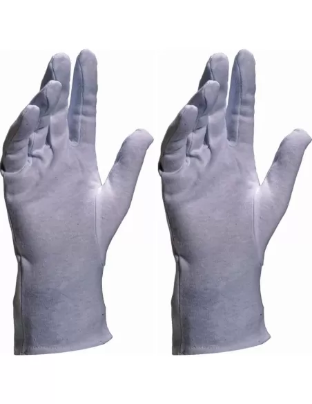 Guanti da lavoro in cotone sbiancato Deltaplus cob40 Guanti da lavoro in cotone sbiancato Deltaplus cob40