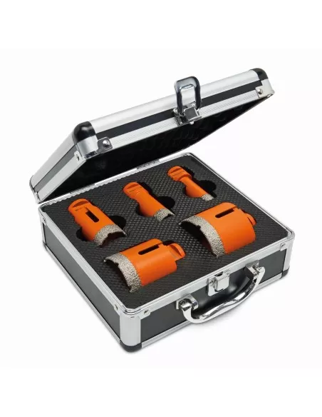 Set frese foretti diamantati gres marmo granito smerigliatrice Battipav hgsetd Set frese foretti diamantati gres marmo granito smerigliatrice Battipav hgsetd