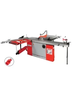 Squadratrice con tavolo scorrevole per legno holzmann ts315vf3200_400v