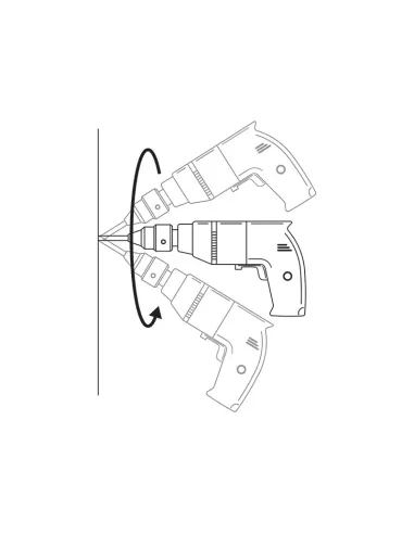 Serie 3 pz punte diamantate per trapano per gres 6-8-10 mm Fervi p033/03s