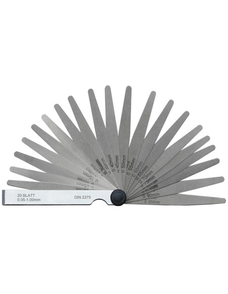 Serie 13 spessimetri a forma conica 005 - 100 mm Fervi fg01