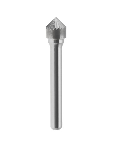 Lima rotativa hm conica 90 gradi standard 10x5 mm gambo 6 Fervi k10sc6