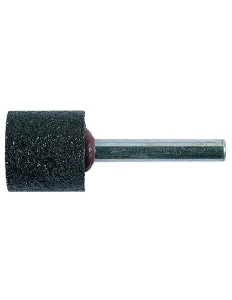 Mole cilindrica con gambo resinoidi in bakelite 20x40x6 mm Fervi mbg2040/06a