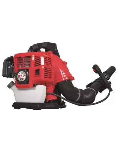 Soffiatore a zaino per foglie a scoppio 51,7 cc Scheppach lb5200bp