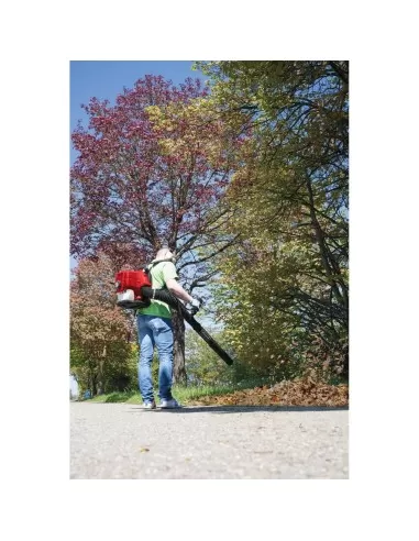 Soffiatore a zaino per foglie a scoppio 51,7 cc Scheppach lb5200bp