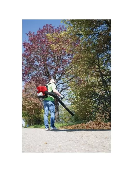 Soffiatore a zaino per foglie a scoppio 51,7 cc Scheppach lb5200bp