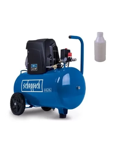 1 - Compressore aria 50lt 10 bar 230v Scheppach hc65v