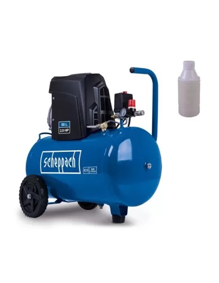 1 - Compressore aria 50lt 10 bar 230v Scheppach hc65v
