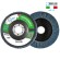 Disco lamellare abrasivo ø 115 mm grana 40 zirconio Fervi df6700.112