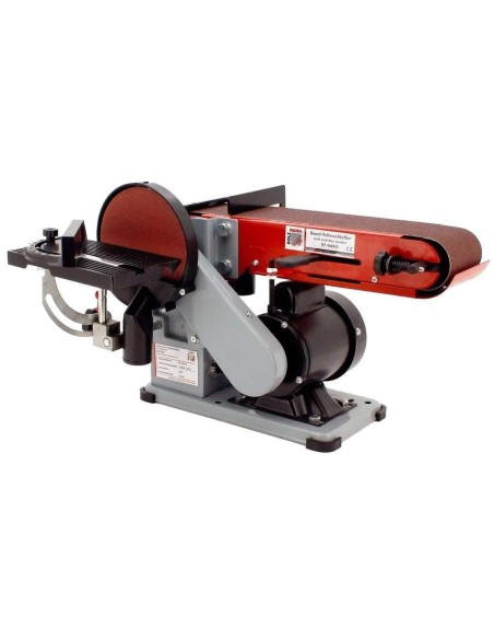 Levigatrice combinata da banco a nastro piu' disco 350w holzmann bt460eco