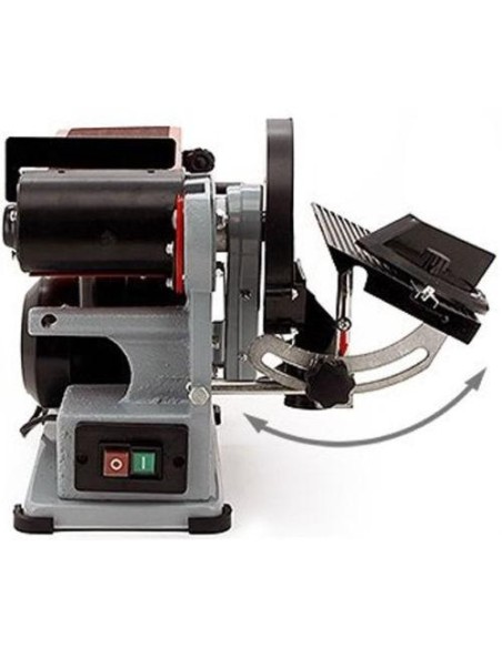 Levigatrice combinata da banco a nastro piu' disco 350w holzmann bt460eco