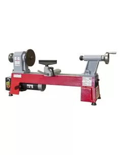 1 - Tornio da legno 600w 460mm da banco con variatore di velocita' holzmann d460f