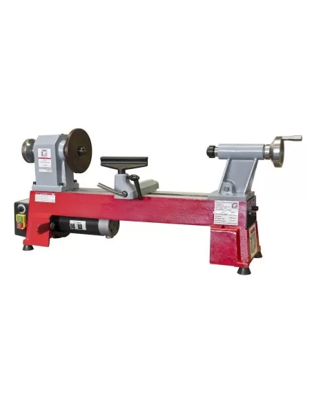 1 - Tornio da legno 600w 460mm da banco con variatore di velocita' holzmann d460f