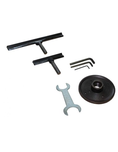 2 - Tornio da legno 600w 460mm da banco con variatore di velocita' holzmann d460f