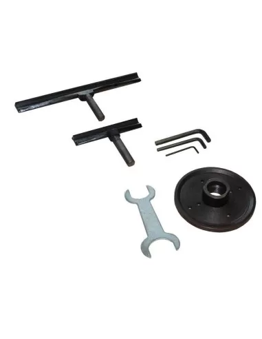 2 - Tornio da legno 600w 460mm da banco con variatore di velocita' holzmann d460f