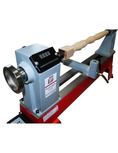 Tornio da legno 770w 460mm da banco con variatore di velocita' holzmann d460fxl