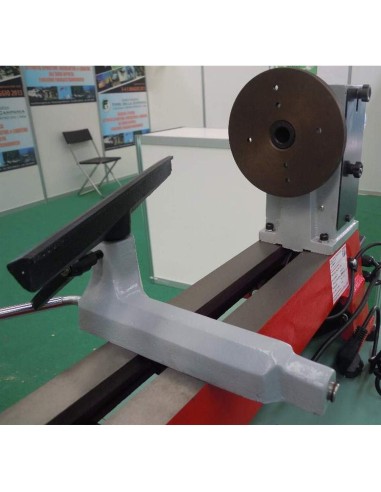 Tornio da legno 770w 460mm da banco con variatore di velocita' holzmann d460fxl