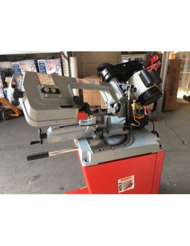Sega segatrice a nastro per metallo ferro con basamento holzmann bs128hdr