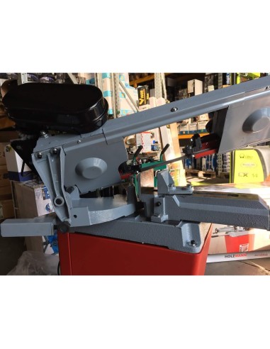 Sega segatrice a nastro per metallo ferro con basamento holzmann bs128hdr