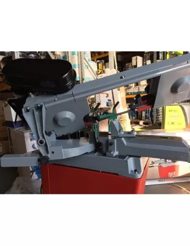 Sega segatrice a nastro per metallo ferro con basamento holzmann bs128hdr