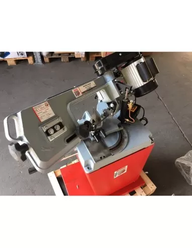 Sega segatrice a nastro per metallo ferro con basamento holzmann bs128hdr