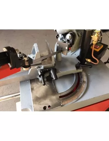 Sega segatrice a nastro per metallo ferro con basamento holzmann bs128hdr