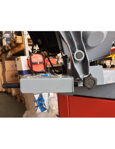 Sega segatrice a nastro per metallo ferro con basamento holzmann bs128hdr
