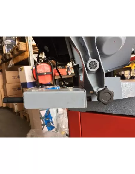 Sega segatrice a nastro per metallo ferro con basamento holzmann bs128hdr