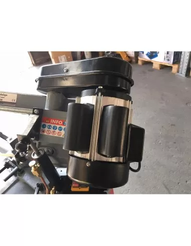 Sega segatrice a nastro per metallo ferro con basamento holzmann bs128hdr