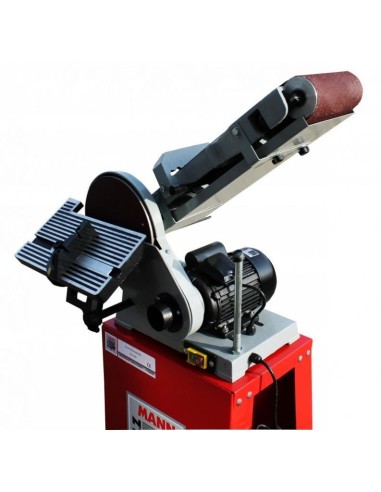 Levigatrice a nastro e disco inclinabile con banco holzmann bt1220