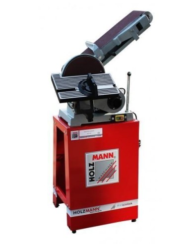 Levigatrice a nastro e disco inclinabile con banco holzmann bt1220